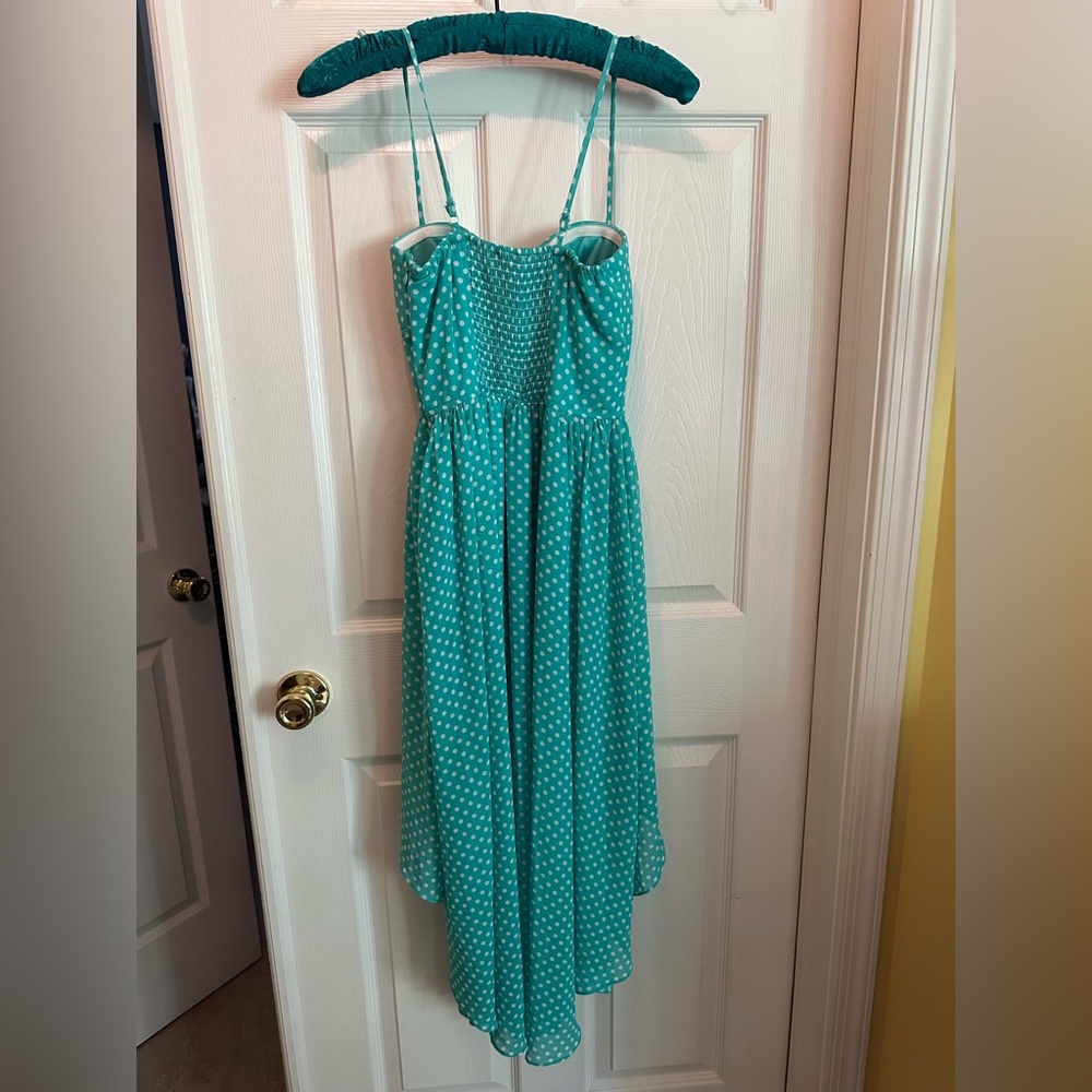 polka dot pinup rockabilly high low dress NWT - Picture 7 of 12